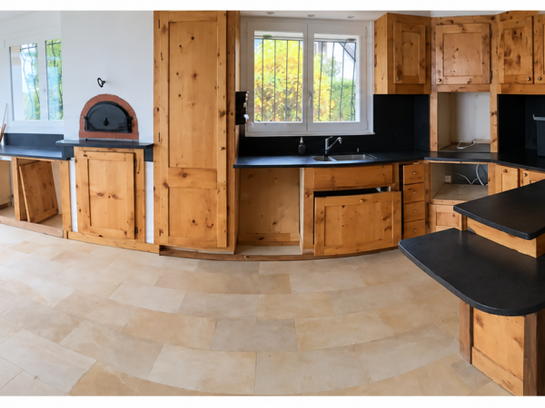 Cuisine en bois massif sur mesure terminée – Atelier Art Home